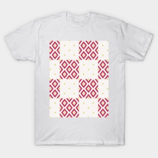 Geometric Minimalistic Diamond Pattern T-Shirt